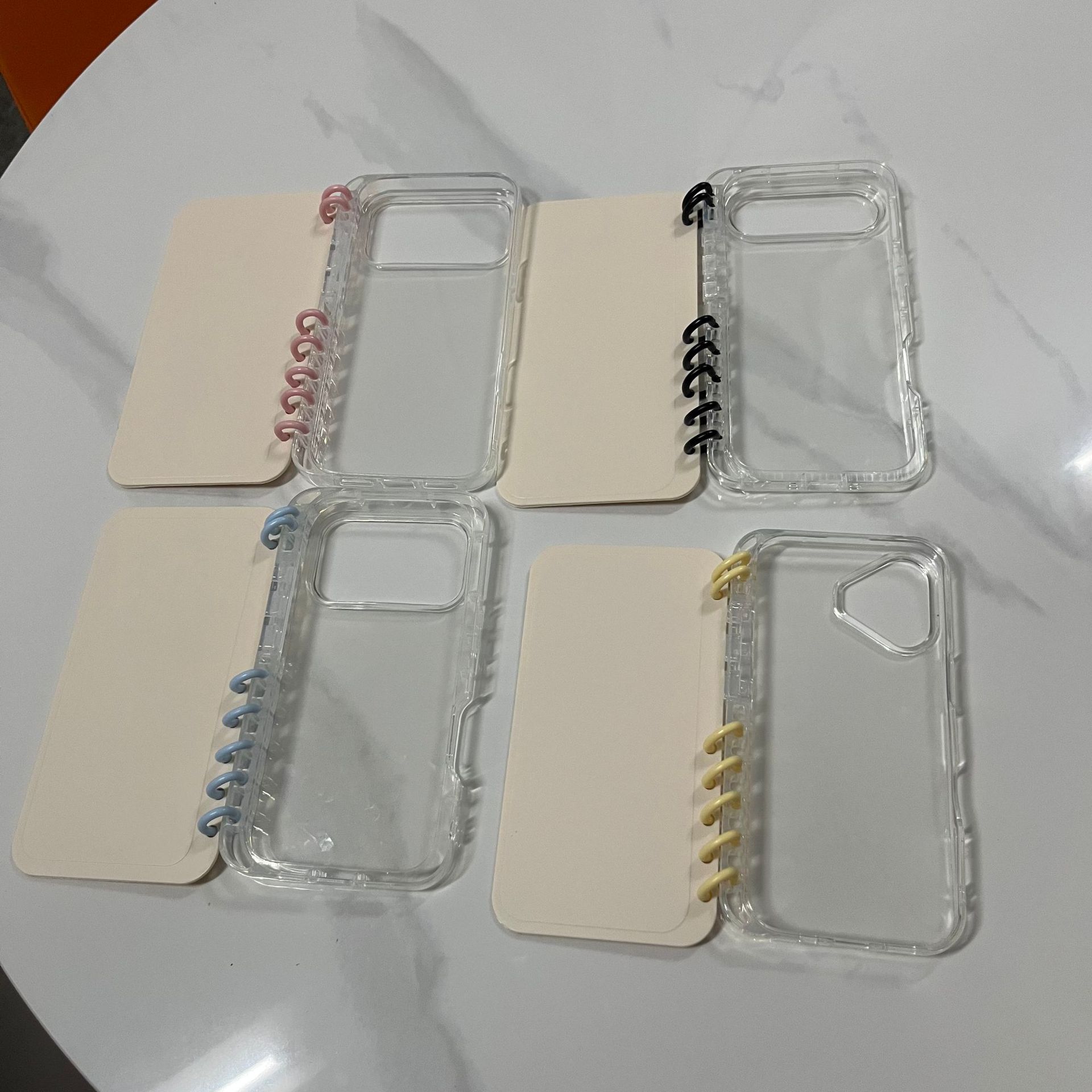 2025苹果17ProMax翻盖笔记本手机套书本素材打印定 制图案手机壳