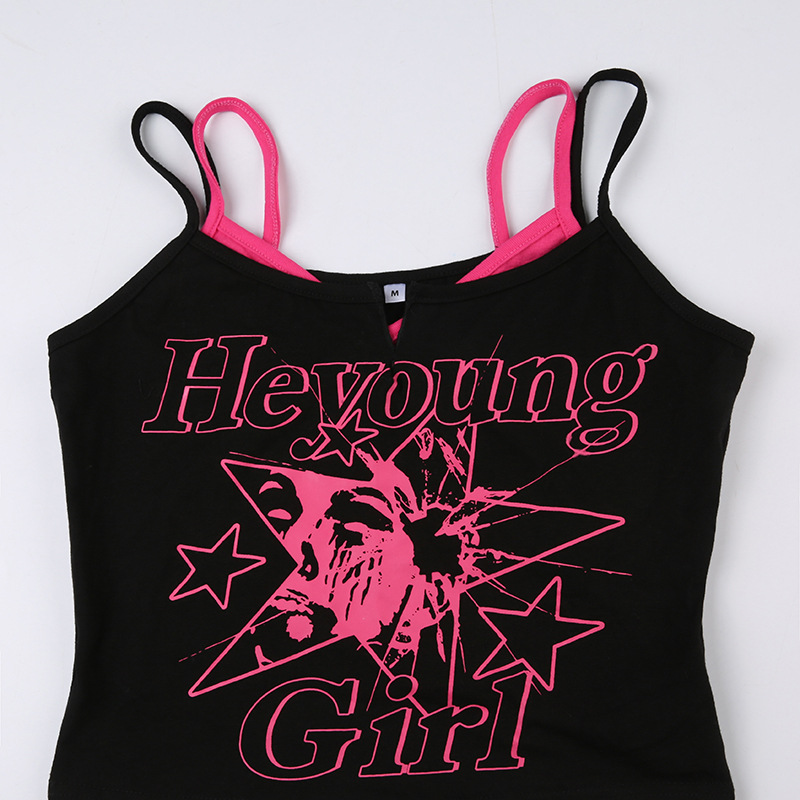 Title 12, Camisole imprimée à la mode pour femmes