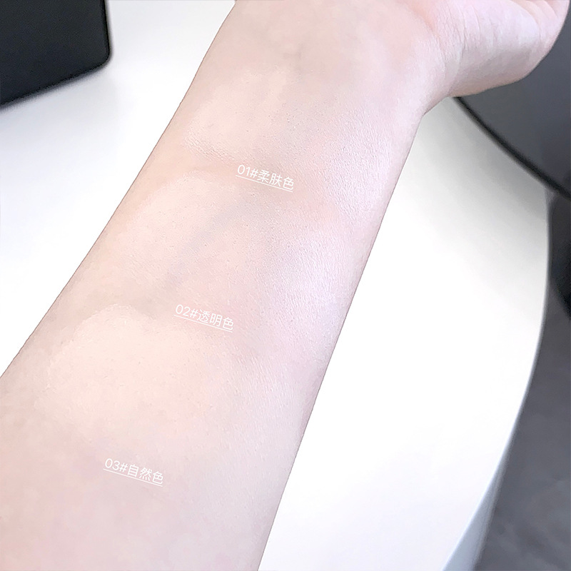 Gegebear pluma suave niebla polvo de maquillaje natural brillante fino maquillaje coreano polvo de fiesta de estudiantes