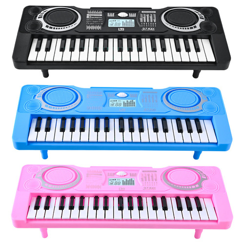 Cross-border Amazon internet celebrity children's toys 37-key multi-function electronic keyboard music piano toys wholesale street stall