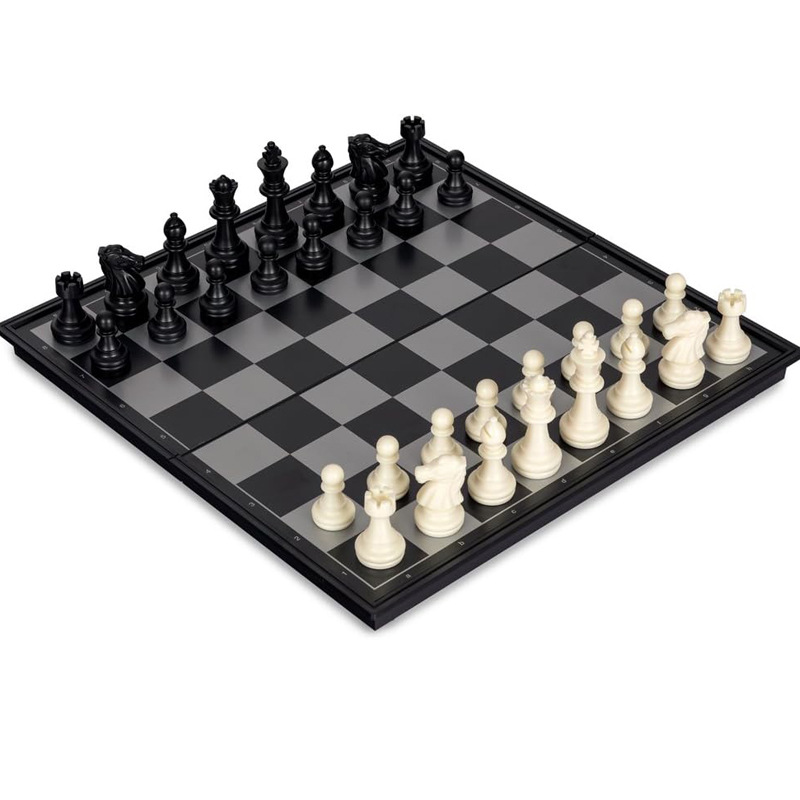 Travel Magnetic Chess Checkers Board Game Set 国际象棋-19.3