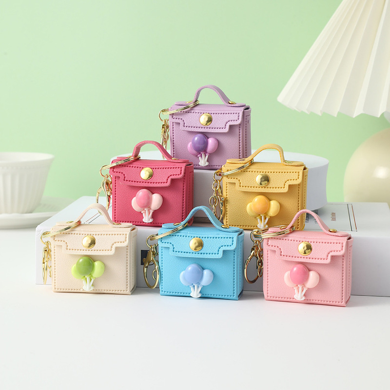 New Cartoon Balloon Hot-Selling Pu Coin Purse Keychain Coin Bag Mini Children's Backpack Pendant Mini Bag New Cartoon Balloon Hot-Selling Pu Coin Purse Keychain Coin Bag Mini Children's Backpack Pendant Mini Bag