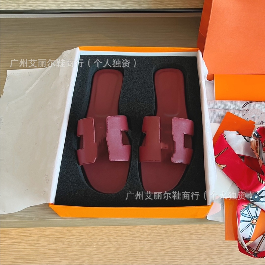 外贸批发H拖外穿拖鞋平底女居家一字拖沙滩休闲凉鞋百搭单鞋泡沫h