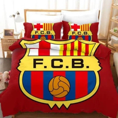 Equipo Logo serie ropa de cama transfronteriza de tres piezas conjunto Amazon eabywish Comercio Exterior Kit de textiles para el hogar