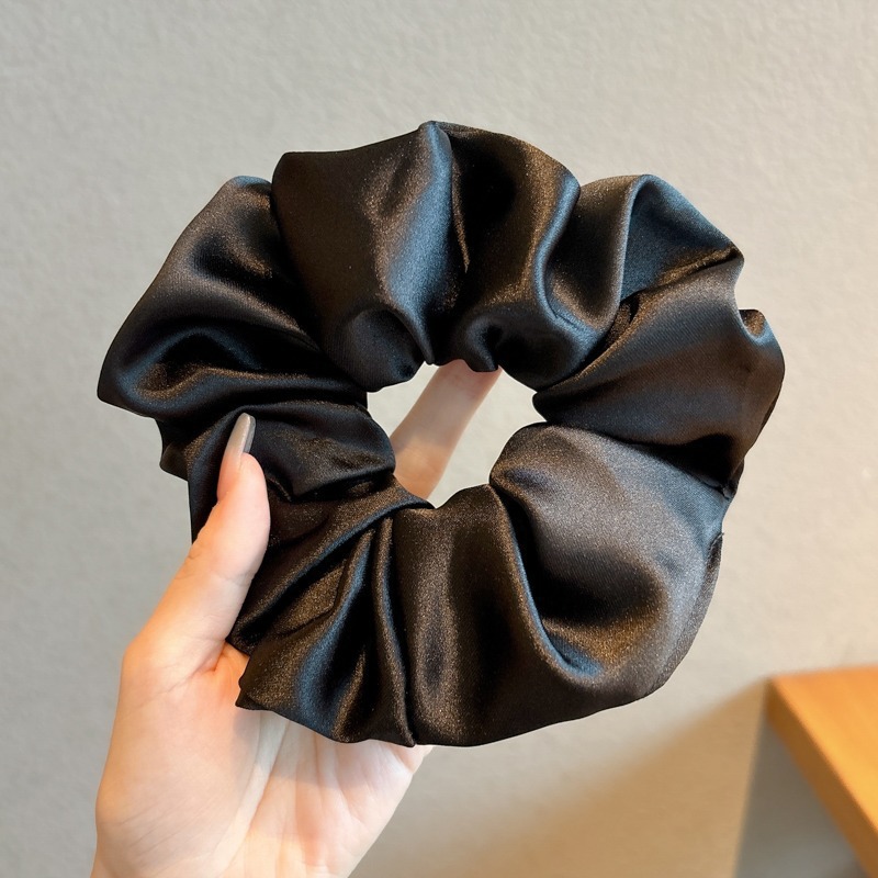 Pastoral viento intestino anillo de cabello mujer 2025 nuevo estilo de alta sensación bola de cabello cuerda de cabeza flor dulce princesa adornos de cabello cuerda