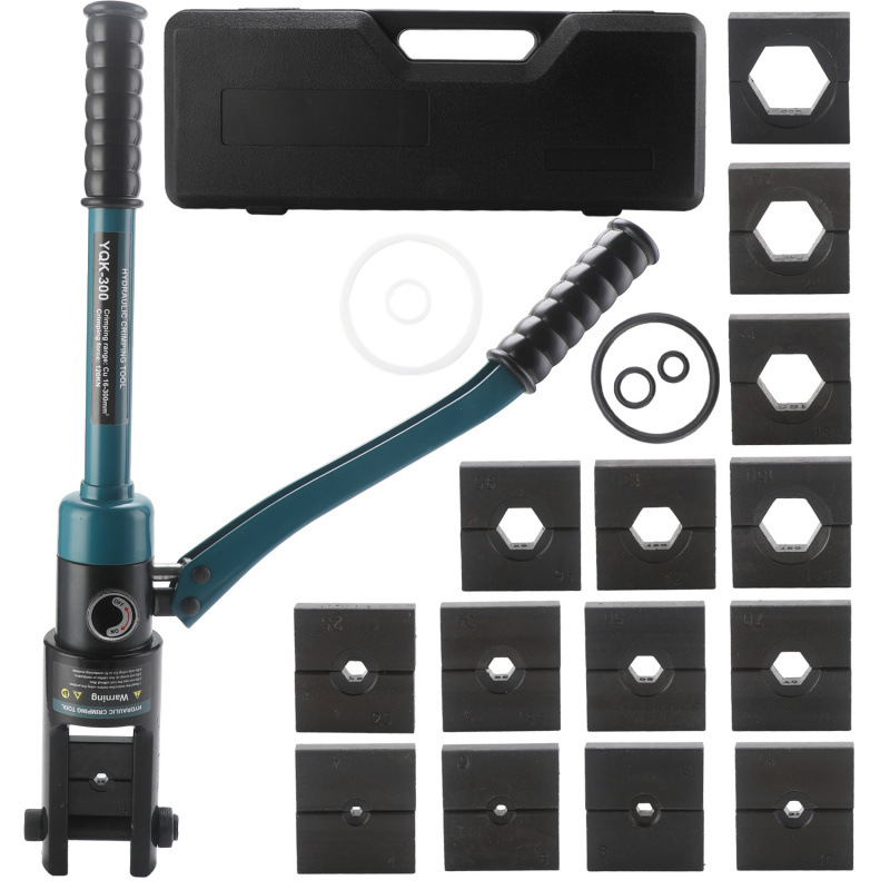 手动液压钳YQK-300 电线缆铜铝鼻子夹线钳整体式压线钳14规格