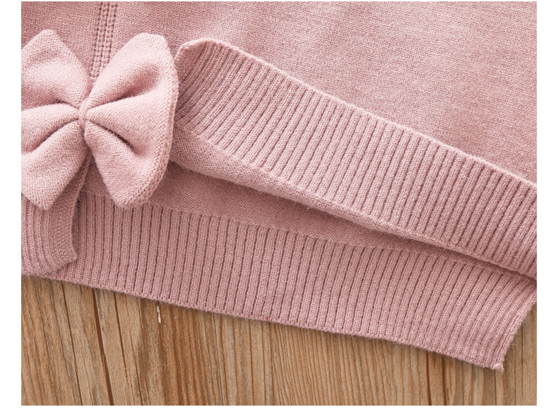 Completo due pezzi in maglia per bambina moda autunno bimbi_voghion.com