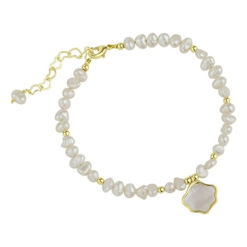 Freshwater Pearl Mother-of-Pearl Cloud-like Elegant Style Necklace with Freshwater Pearls, Simple and Fashionable Netizen Choker Bracelet Set