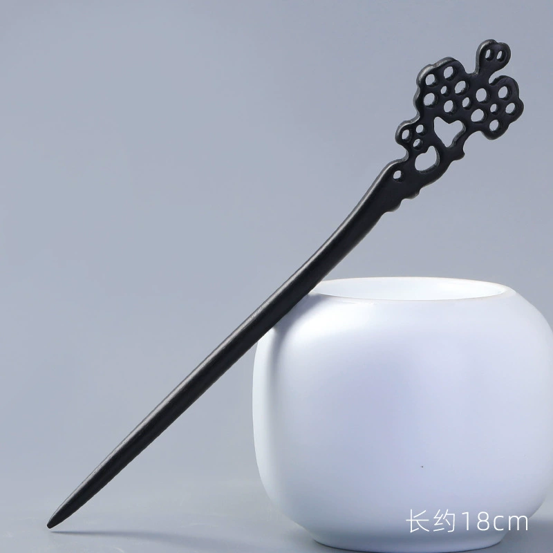 Шпилька для волос (кедр sandalwood) в китайском стиле для Hanfu, ручная резьба, 10 см, высокое качество