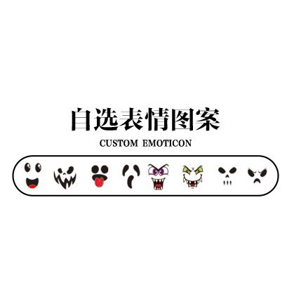 Transfronterizos LED Halloween fantasma linterna colgar decoración de linterna luminosa portátil para niños decoración de escena