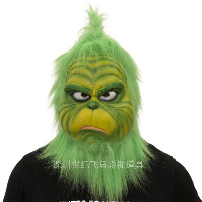 Barbudo abuelo Santa Claus látex máscara actividad del partido accesorios divertidos Navidad atmósfera Decoración