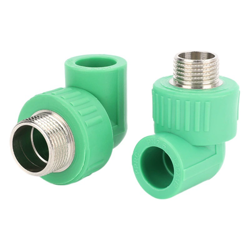Ppr внешний провод колено водопроводная труба медь 20 внешняя резьба термоклей зеленый 90 внешний зуб колено фитинги для труб 4 точки оптом
