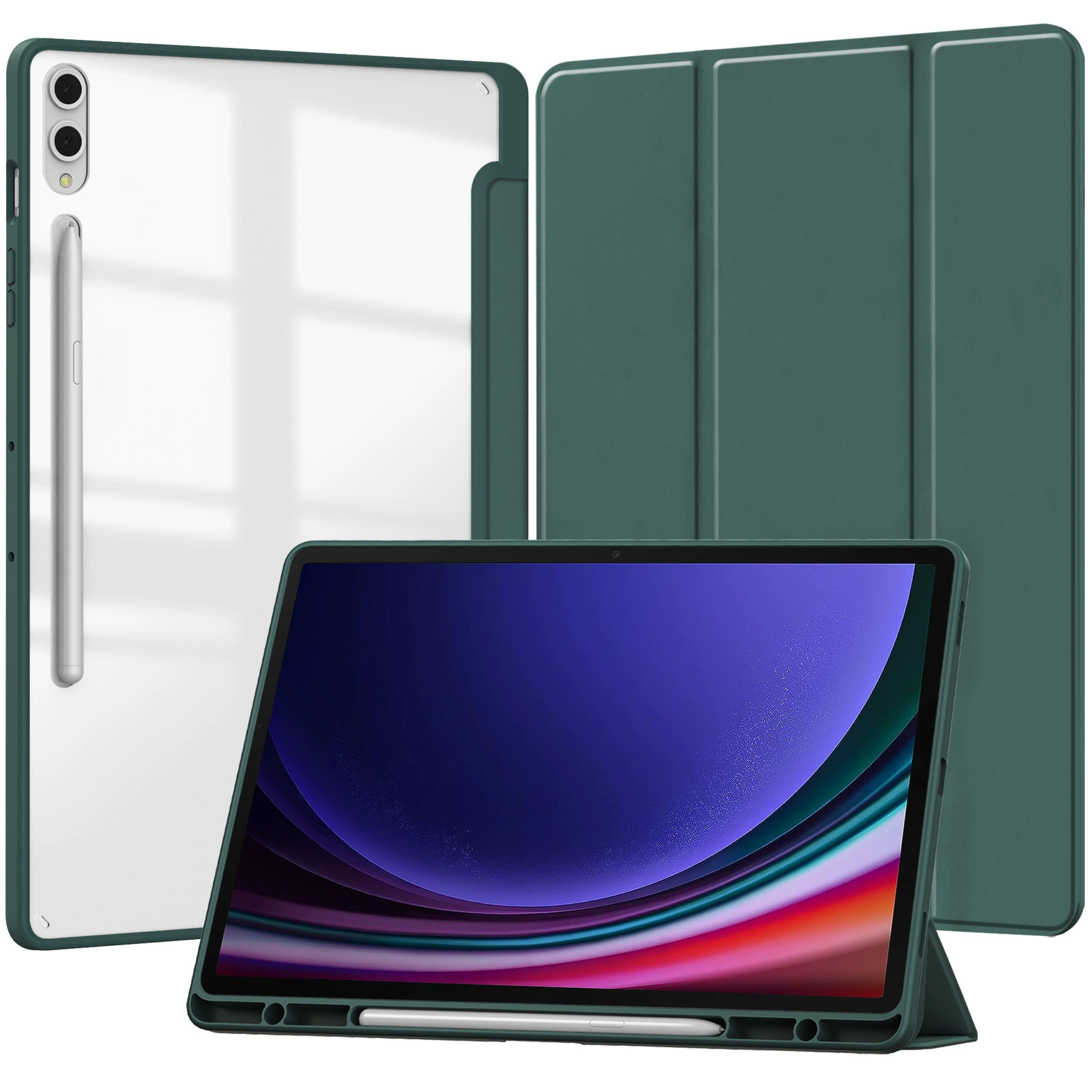 Защита для нового планшета Samsung GalaxyTab S11 S9 прозрачный 12,4 дюйма акриловый слот для пера S10