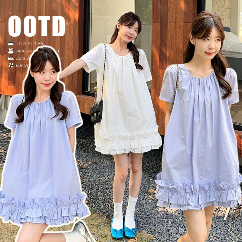 Maternity Wear for Summer: Trendy and Fashionable New Style with Ruffled Edges, Sweet and Youthful Design for Petite Women during Pregnancy Maternity Wear for Summer: Trendy and Fashionable New Style with Ruffled Edges, Sweet and Youthful Design for Petite Women during Pregnancy