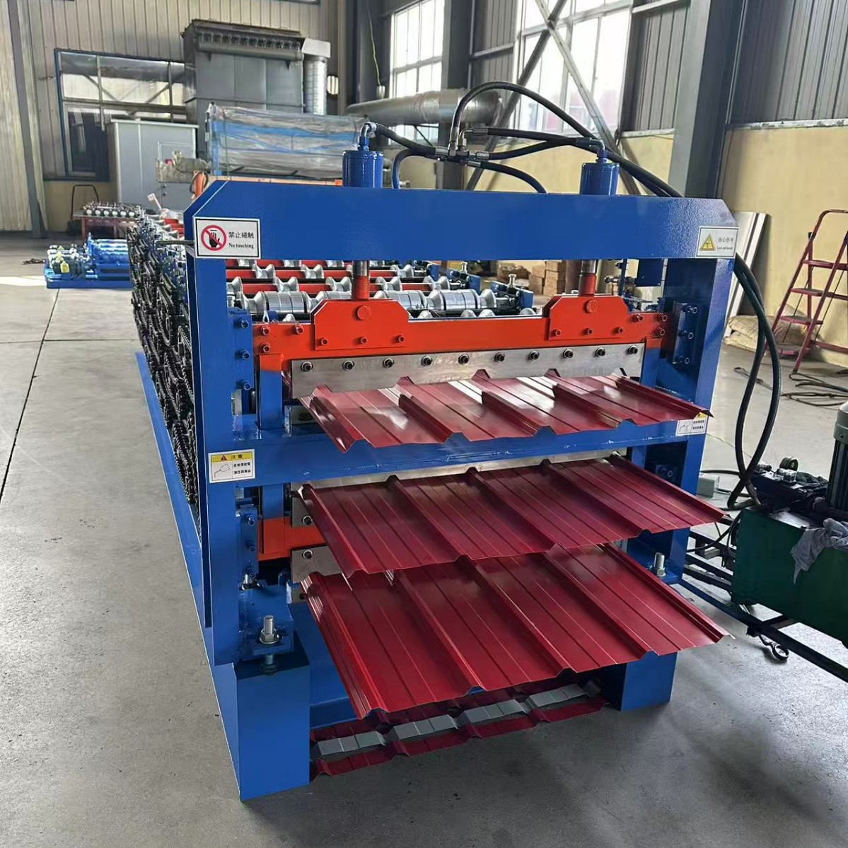 三层各规格压瓦机厂家供应双层彩钢瓦压瓦机全自动琉璃瓦设备