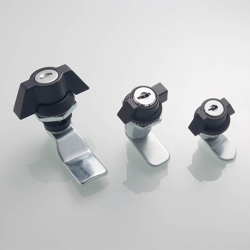 Hengzhu Cabinet Lock MS408 Turning Bolt Lock Distribution Box Lock Electrical Cabinet Door Lock Factory Direct Delivery