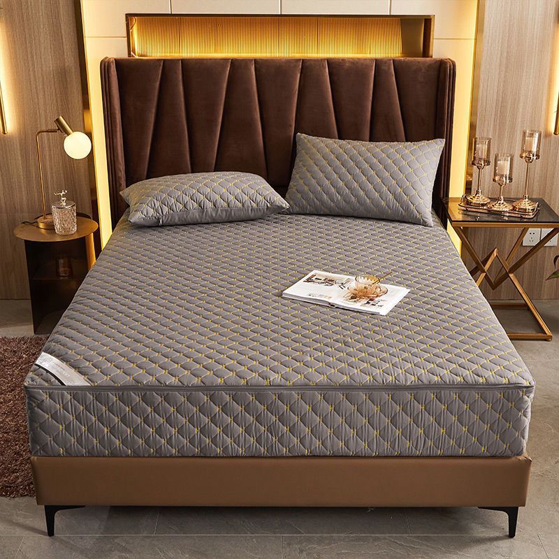 Cross-border embroidery six-sided all-inclusive bed hat single-piece mattress cover spring and autumn thickened new Simmons mattress protective cover