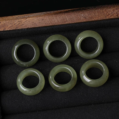 Bracelet Jewelry Necklace Accessories, Zərgərlik ara hissələri - 17-natural-hetian-jade-running-ring