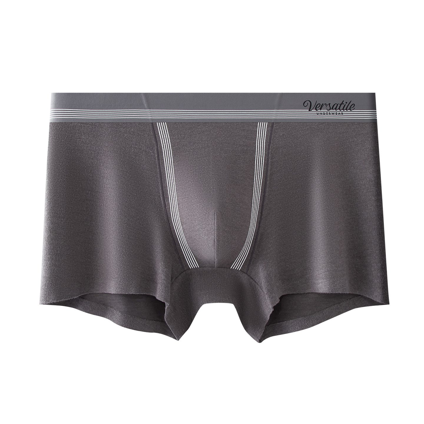 Otoño y invierno abrasivo hombre calzoncillos suaves pegajosos cálidos cómodos de moda piquetas de cintura media calzoncillos cortos de cuatro esquinas para hombre