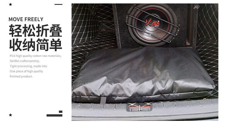 Car Mattress for the Back Seat of Sedan and Suv, Foldable Bed for Sleeping in the Car, Suitable for Self-Driving, Camping, and Travel