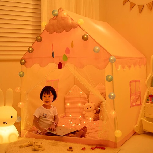 Children's small tent indoor toy house for girls princess castle home house baby play house bed sleeping aid