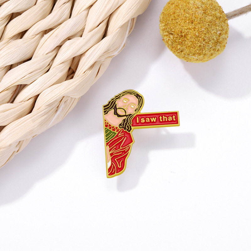 Unisex Gender Fashion Pin Cartoon Character Alloy Plating Unisex Brooches