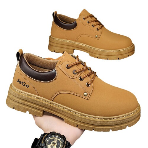Worksite Martin Boots Men's Autumn 2025 Work Sports Hiking Anti-slip Wear-resistant Summer Workwear Protective Shoes