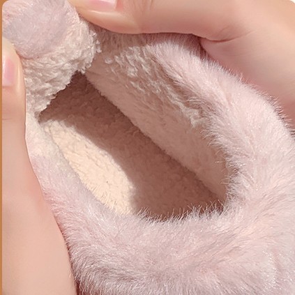 棉拖鞋女款冬季外穿可爱粉色猪猪ins少女心厚底居家毛绒保暖防滑|undefined