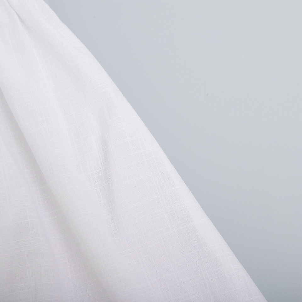 Đầm liền dáng dài 100% cotton cổ chữ V thắt eo buộc dây vạt xòe rộng — Màu mơ, Màu trắng, Màu xanh da trời, Màu xanh lá chi tiết 16