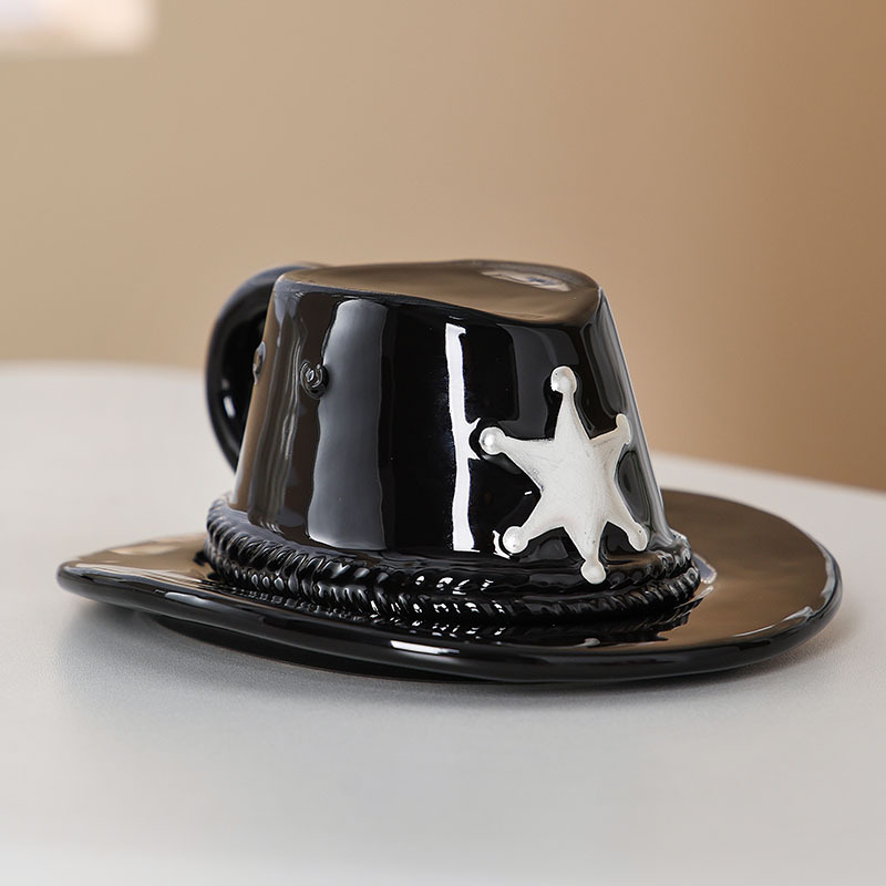 Juego de tazas y platillos de café de cerámica Wabifeng, lujo ligero, latte de alta gama, taza irregular pintada a mano, taza de té de la tarde