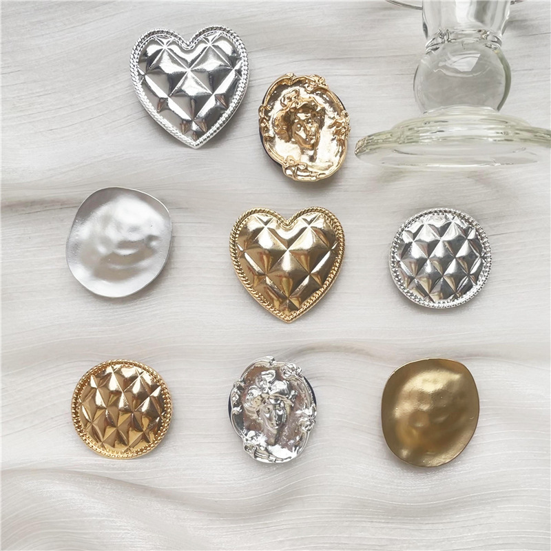 Metal electrochapado plata DIY teléfono móvil airbag soporte creativo perezoso escritorio soporte teléfono móvil anillo hebilla moda coreana