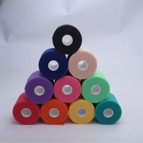 Elastic Sports Bandage Skin Film, Football Ankle Padding Sponge Film, Large Roll Badminton Racket Cushioning Film Wholesale
