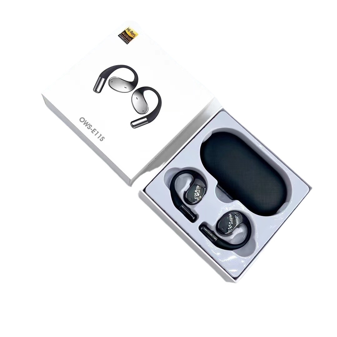 2024 nuevos auriculares Bluetooth E11S de alta calidad de sonido OWS no entren en el oído deportivo inalámbrico de larga duración image 5