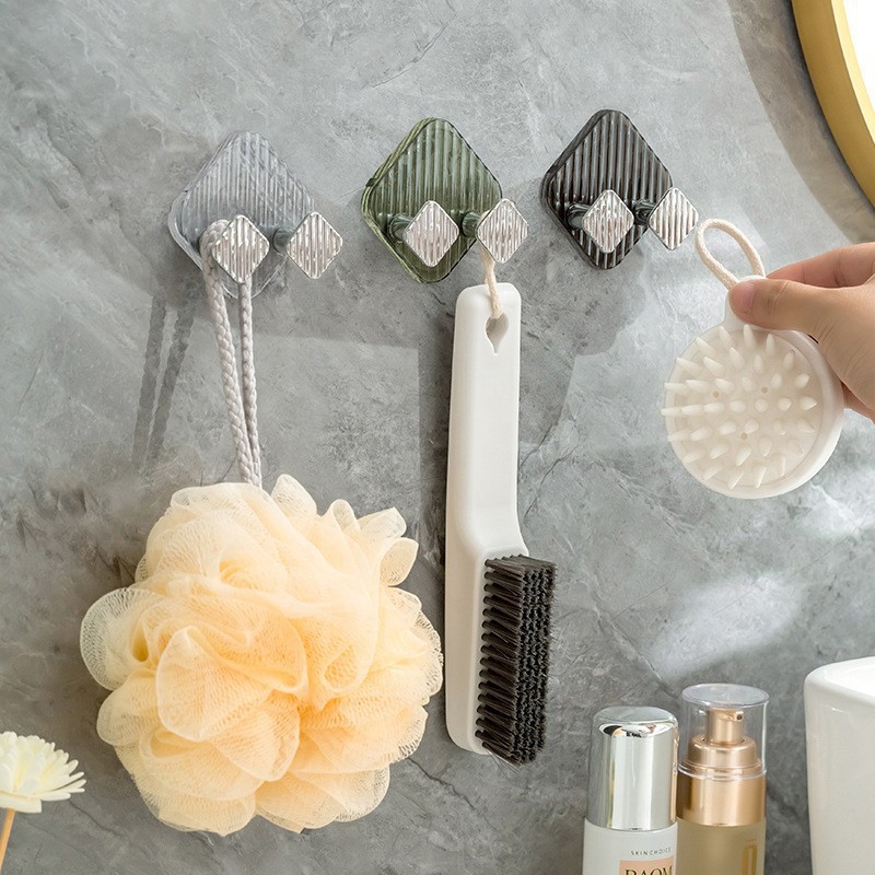 Gancho de ventosa sin perforaciones para baño, pegatina adhesiva fuerte para ropa, gancho para almacenamiento de sombrero, gancho adhesivo para joyería