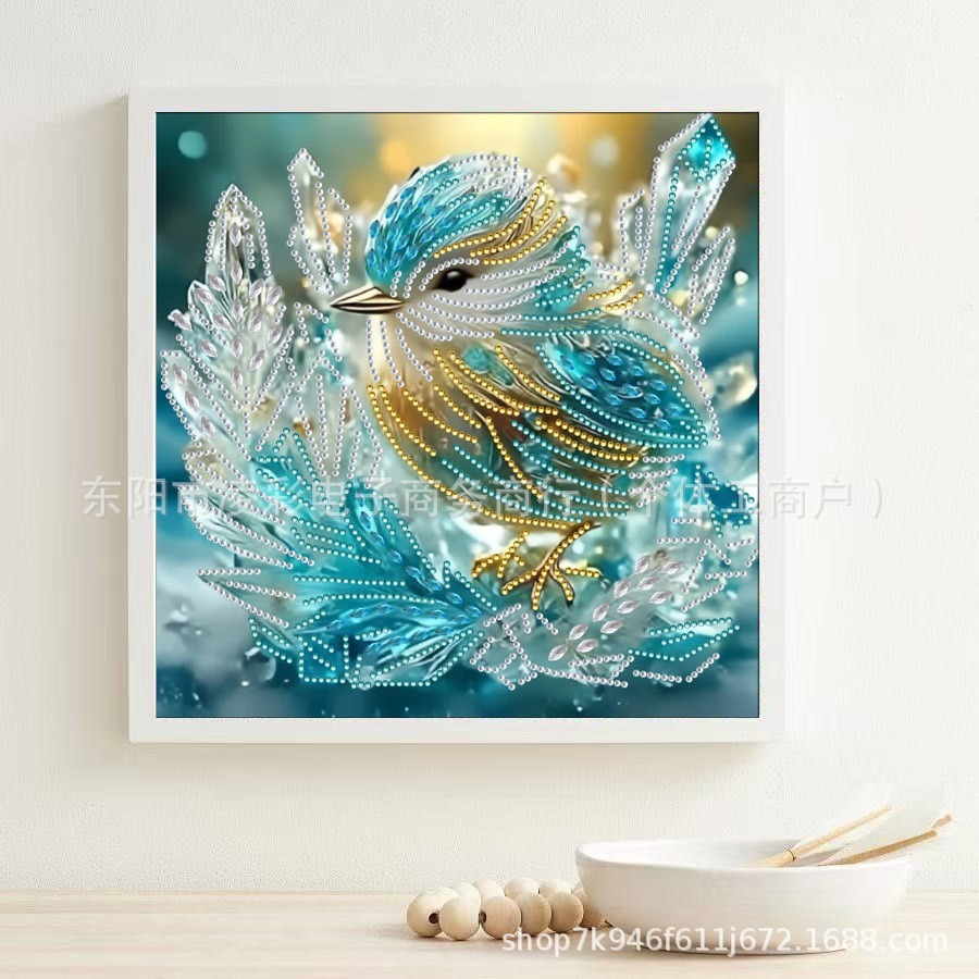 Pintura de diamantes de venta caliente transfronteriza Pintura de diamantes de comercio exterior de Amazon Pintura de diamantes de Estados Unidos Decoración de pegatinas de diamantes