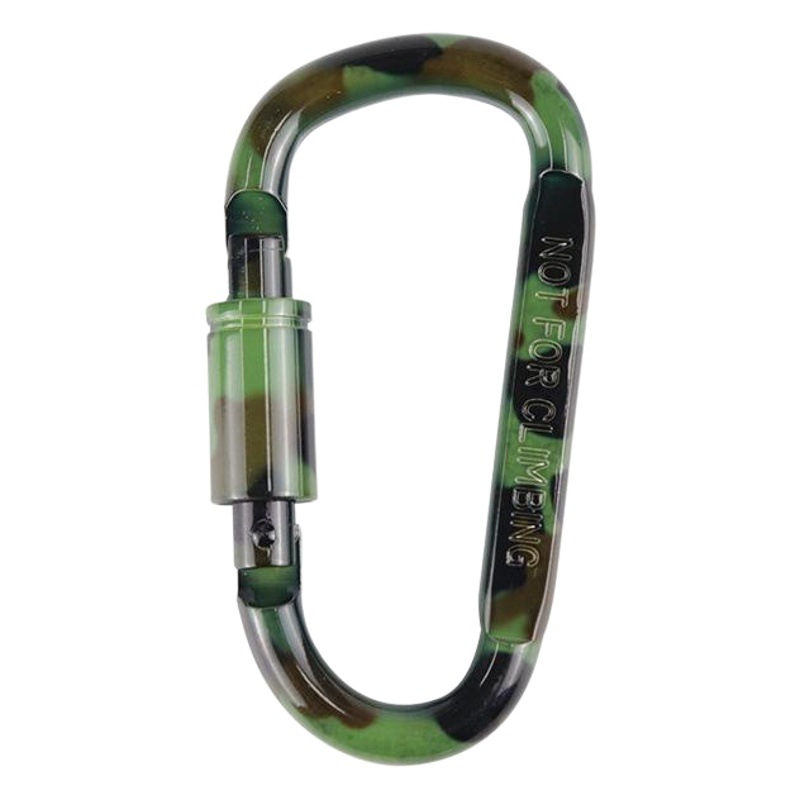 Fuente de la fábrica N ° 8 D camuflaje pintura tuerca larga mosquetón táctico colgando hebilla bolsa