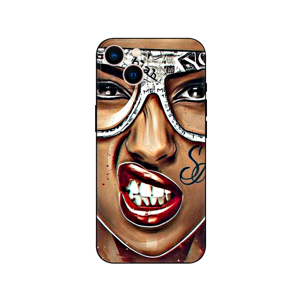 Coque de téléphone Sexy pour fille, étui adapté à l'iPhone 14 13 12 11 Pro MAX MINI_voghion.com