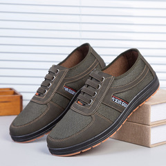 Men's old Beijing cloth shoes tendon sole middle-aged and elderly casual shoes dad shoes street stall wholesale spring and summer men's shoes