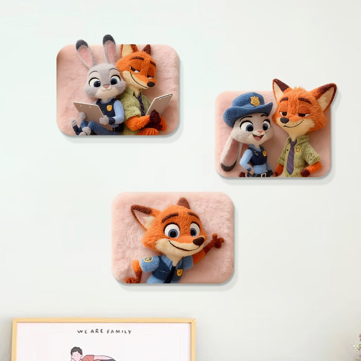 Nick and Judy Acrylic Wall Hole Cover Decorative Stickers Wall Beautification Hole Concealing Magic Tool Toilet Self-Adhesive Wall Stickers Nick and Judy Acrylic Wall Hole Cover Decorative Stickers Wall Beautification Hole Concealing Magic Tool Toilet Self-Adhesive Wall Stickers