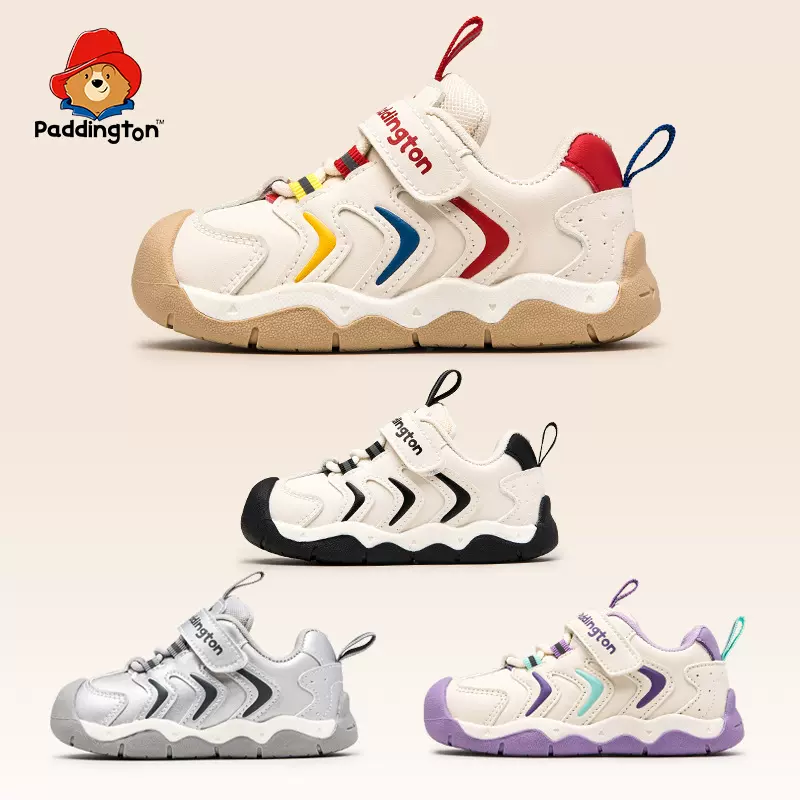帕丁顿熊秋季新款儿童防滑透气学步鞋男宝休闲鞋女宝舒适机能鞋厂