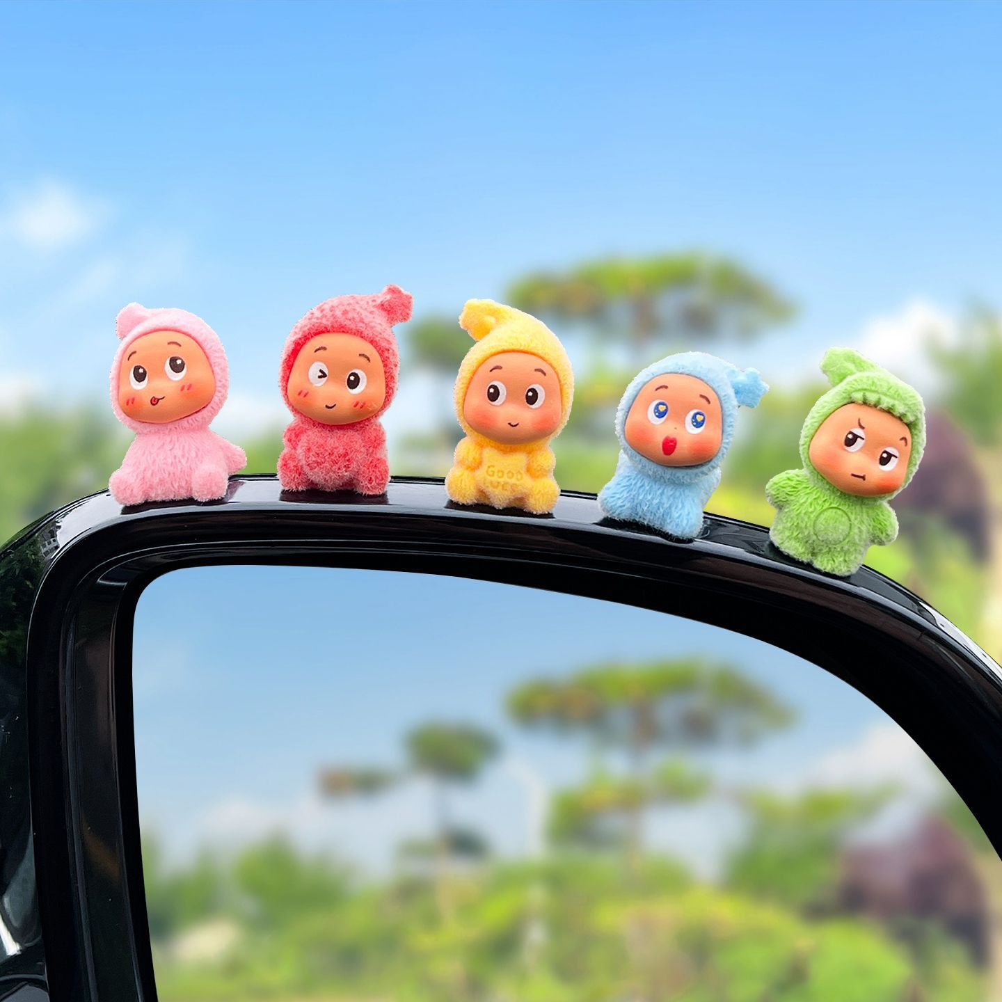 星星人汽车摆件可爱有趣新款中控台装饰用品女生