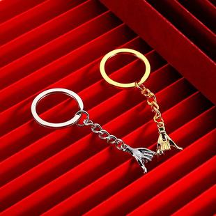 Amazon hot selling best friend girlfriends hand in hand magnetic key chain pendant creative personality fashion key chain