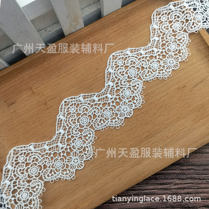 황백색 밀크 실크(폭 ±5cm) TY-222-485A+2