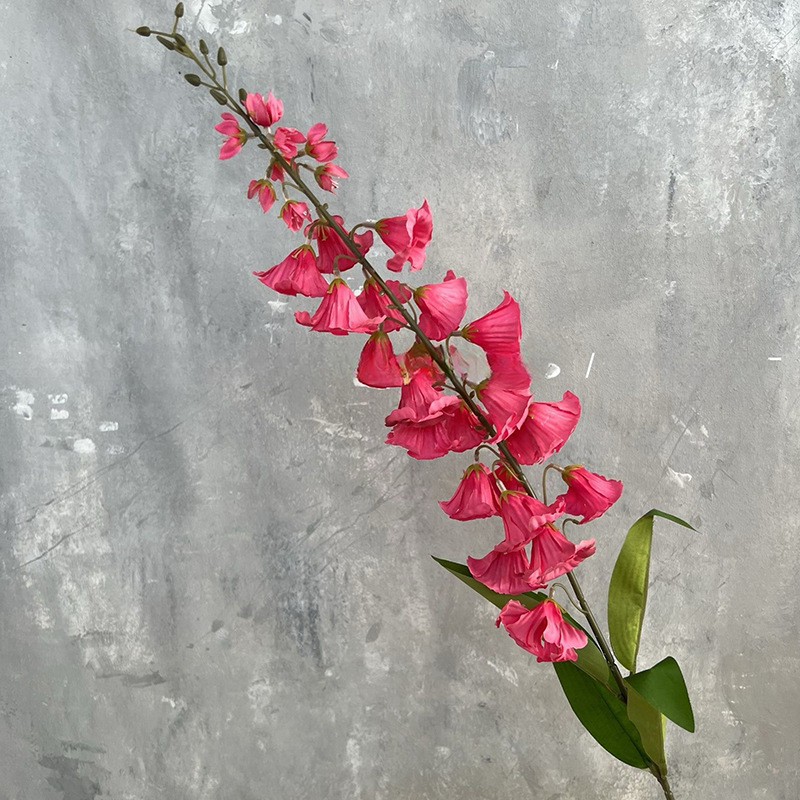 단일 은방울꽃-장미 빨간색