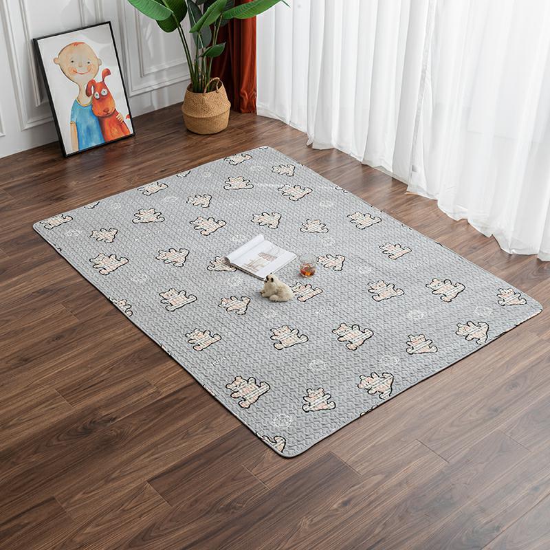 Cotton Household Fabric Blanket Living Room Baby Crawling Mat Bedroom Tatami Bed Children's Cotton Mat Machine Washable