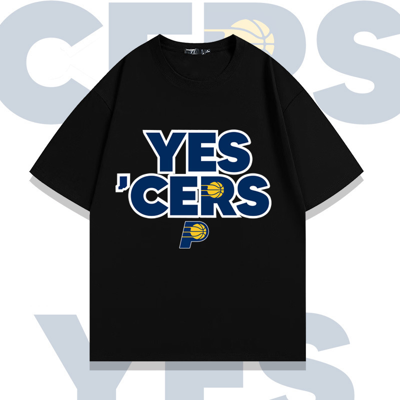 Walker 2025 Playoffs Harry Burton Appearance Jersey T-Shirt Short-Sleeved Basketball Sports Pure Cotton Round Neck