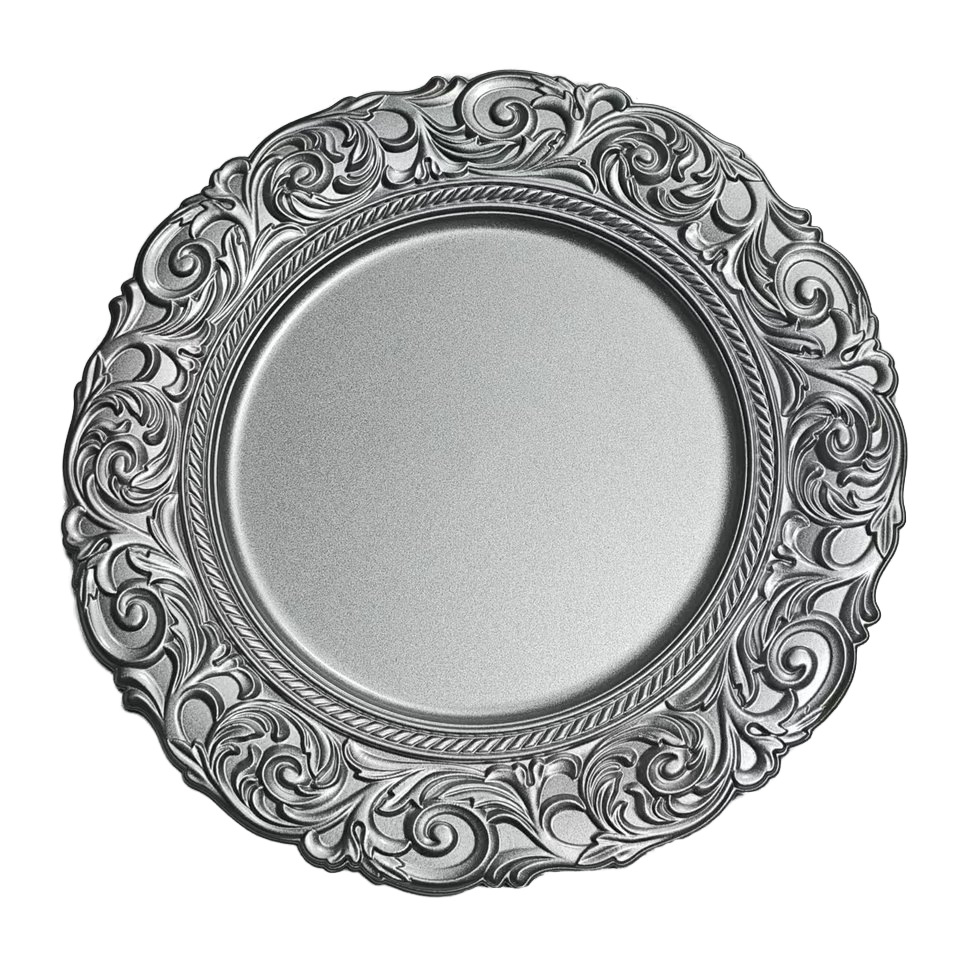 Platas de carga de oro de alto nivel comercio exterior platos de tallado europeos platos de fiesta de Navidad platos de cojín