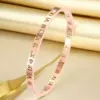 16-E-3 Rose Golden Roman Digital Bracelet