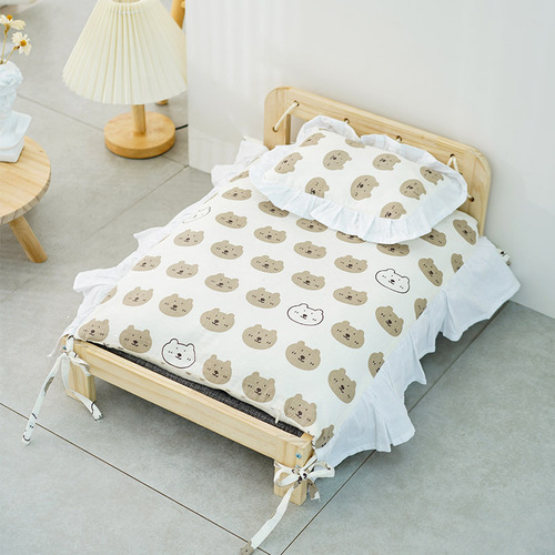 Factory wholesale solid wood cat bed small dog cat kennel kennel solid wood internet celebrity usable in all seasons removable and washable pet supplies