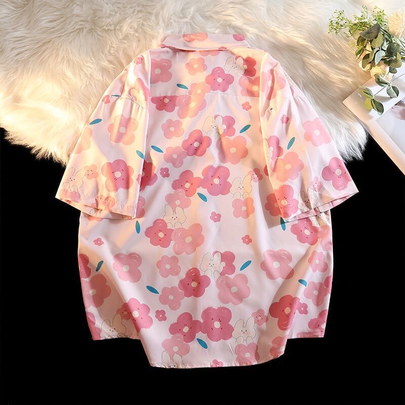 Thai Festival Floral Print Shirt Summer and Autumn Women's Short Sleeve Elastic Thai Plant Print Top Loose T-Shirt Thai Festival Floral Print Shirt Summer and Autumn Women's Short Sleeve Elastic Thai Plant Print Top Loose T-Shirt